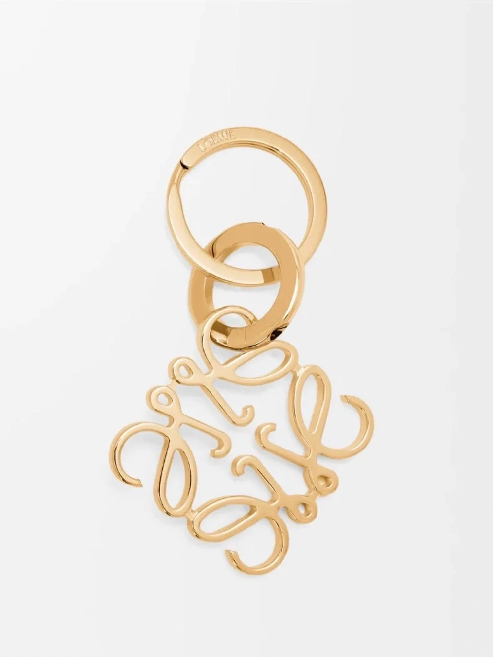 Loewe Anagram Gold Keyring